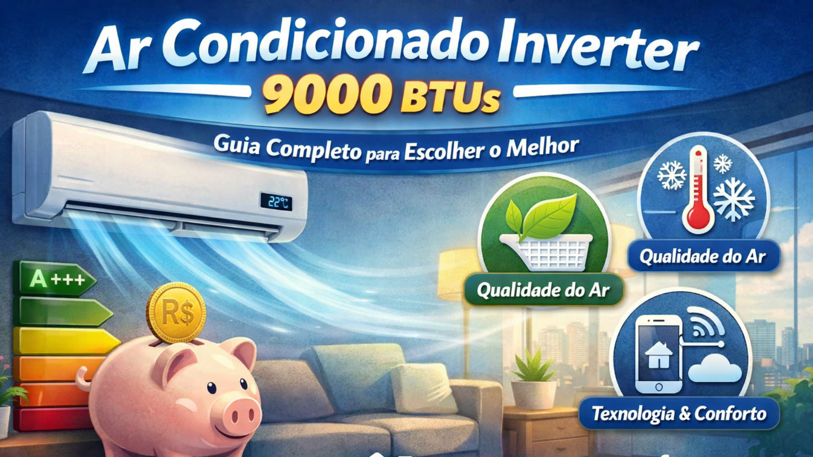 Imagem do artigo Guia Completo Review_ ar condicionado inverter 9000 btus