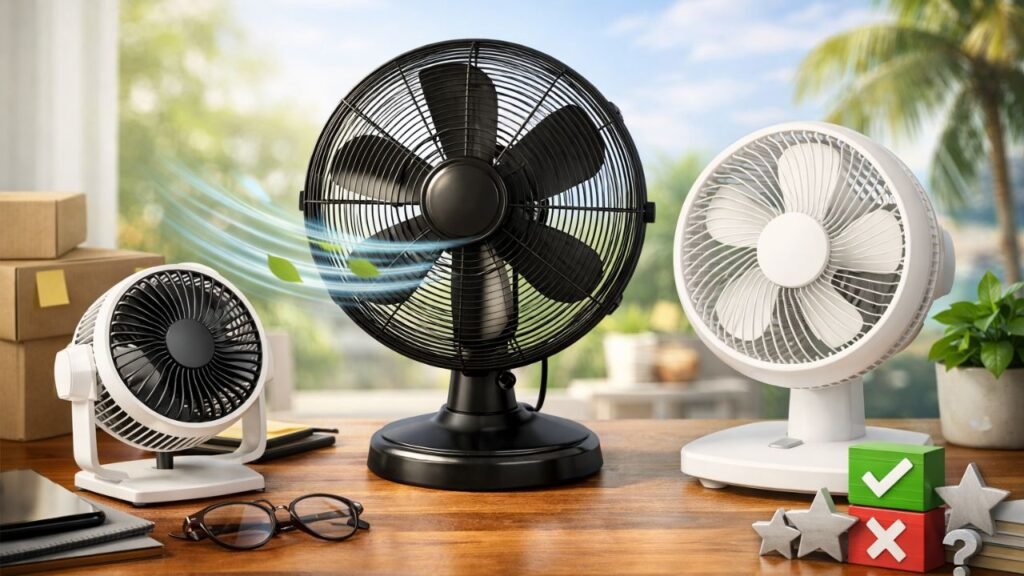 Imagem do artigo review Top 10 Ventiladores de Mesa Mais Vendidos Análise Completa, Vantagens e Desvantagens