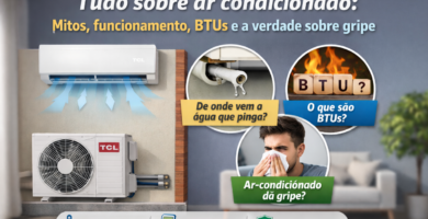 Imagem do artigo Ar-condicionado_ mitos, funcionamento, BTUs e por que ele não causa gripe e novidades do ar condicionado TCL