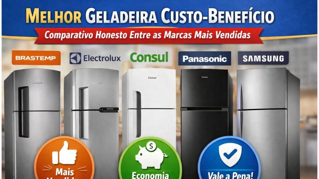 Imagem do artigo Melhor Geladeira Custo Benefício_ Comparativo honesto Entre as Marcas Mais Vendidas