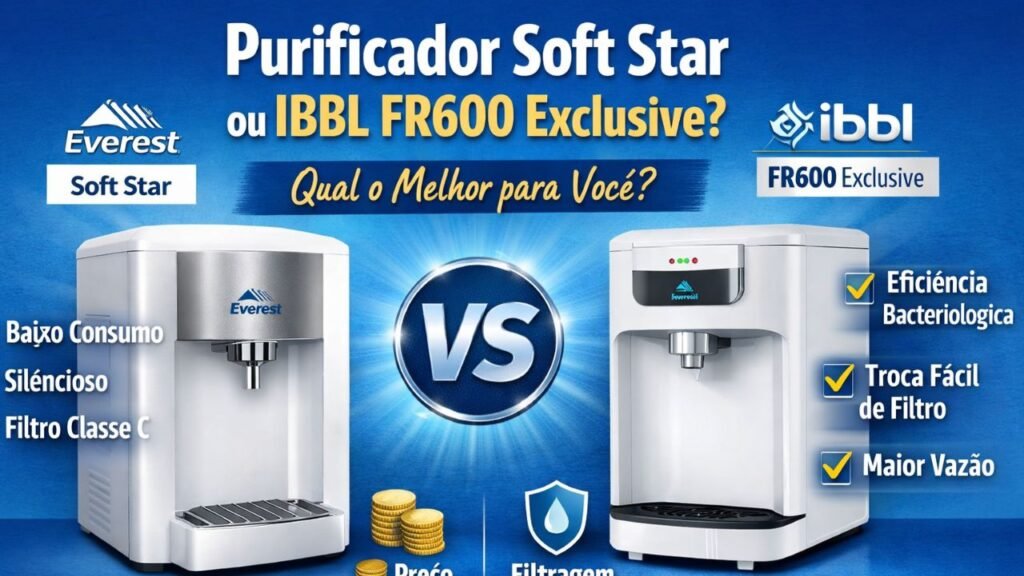 Imagem do artigo Purificador de Água com Compressor Comparativo Purificador Soft Star ou IBBL FR600 Exclusive