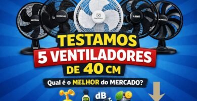 Imagem do artigo Testamos os 5 ventiladores de 40 cm mais vendidos: veja qual é o melhor do mercado