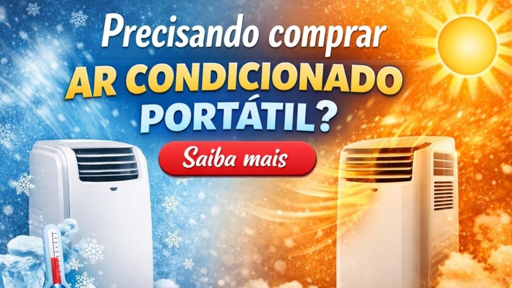 Imagem do artigo Vale a Pena Comprar um Ar-Condicionado Portátil Quente e Frio_ Veja Prós, Contras e Modelos Ideais