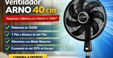 Imagem do artigo Ventilador Arno 40 cm é Bom_ Review Completo