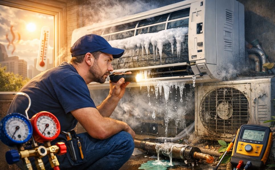 Leia o Artigo Ar-condicionado não está gelando o que pode ser (explicado de um jeito simples)