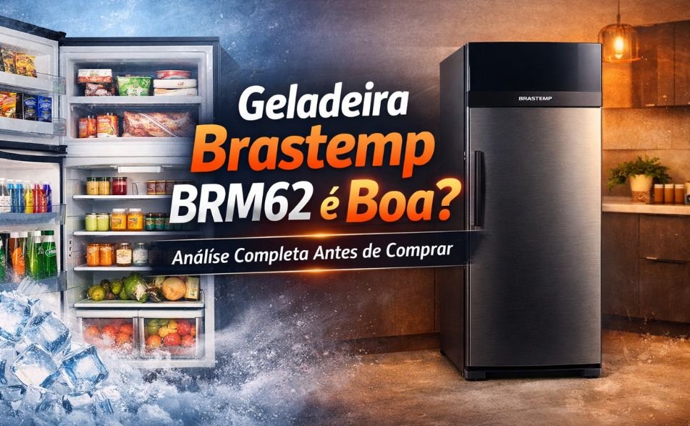 imagem do artigo Brastemp Geladeira com Freezer Gigante Conheça a Nova BRM62