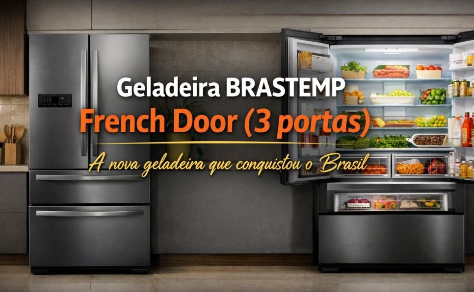 Imagem do artigo Geladeira Brastemp 3 portas_ Nova Geladeira BRASTEMP French Door com 559 litros em 2026
