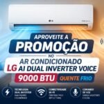 Imagem do artigo Ar Condicionado LG AI Dual Inverter Voice 9000 BTU Quente Frio Conforto Inteligente e Economia Real o Ano Todo 2